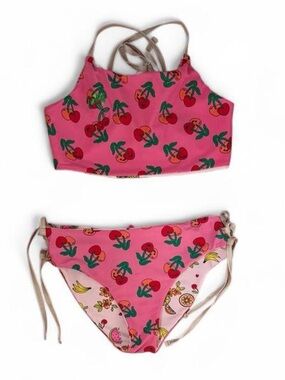 Juicy Couture Cherry Gelato Print Bikini Size 16 GIRLS